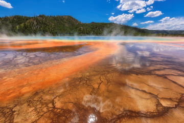 Grand Prismatic Spring in Yellowstone 