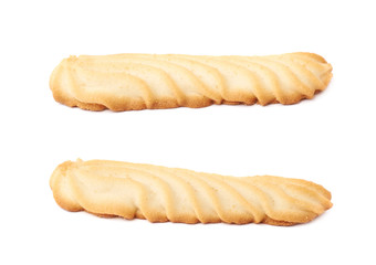 Set of cookies isolated over the white background