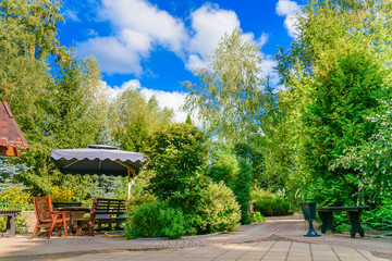 Park zone for walks and relax outdoors