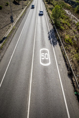 Street in Sant Cugat del Valles in Barcelona