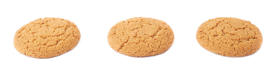 Set of cookies isolated over the white background