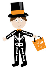 Skeleton Trick or Treater