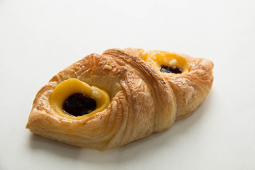 Danish pastry with blueberry