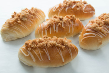 Bread with dried shredded pork