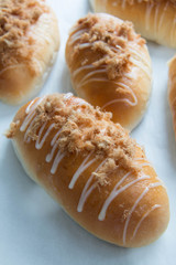 Bread with dried shredded pork
