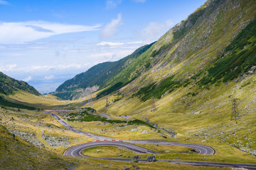 Trasa Transfogarska droga w górach