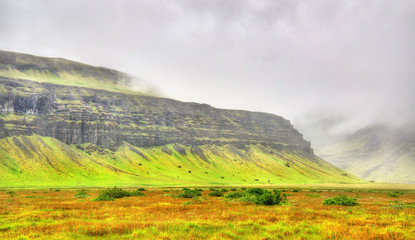Mountains in South Iceland