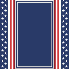 Blank abstract American background.