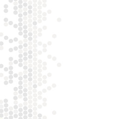 Vector geometric pattern. Modern texture in monochrome. Grey dotted design. Stylish tiles of circles. Abstract background on the book cover, brochure, flyer or website.