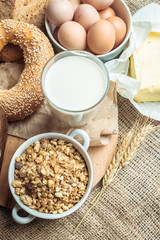 milk and bakery products