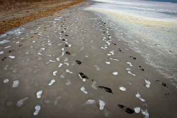 Salt lake Elton (соленое озеро Эльтон), Russia
