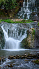 Fototapeta na wymiar Chervonohorod waterfall