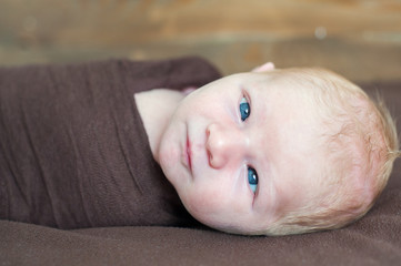 Temporary strabismus newborn baby