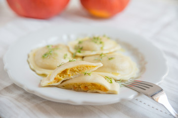 Kürbis Ravioli