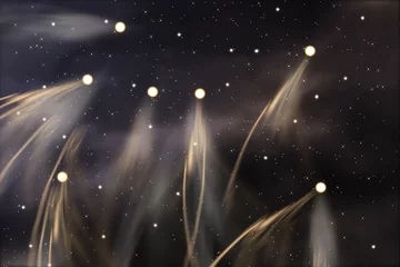 Foto auf Leinwand Vallende sterren © emieldelange