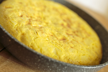 Omelette in a pan