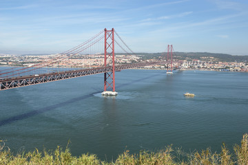 bridge name 25 April, Lisbon,Portugal