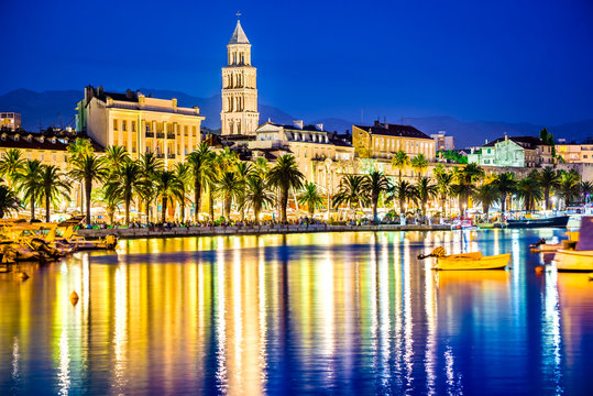 Split, Croatia - Diocletian Palace and Domnius Cathedral