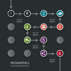 Minimal Infographics Design - Timeline