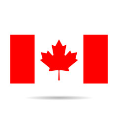Canada flag image. Canada flag drawing JPG. Canada flag template. Canada flag EPS vector illustration. Canada leaf