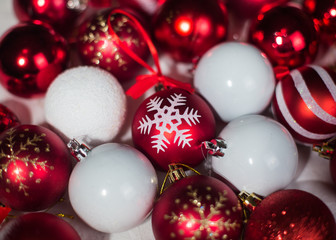 christmas, christmas lights, decorations on the Christmas tree