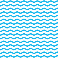 Blue waves pattern vector illustration