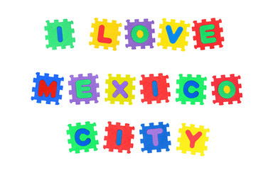Fototapeta premium I Love Mexico City