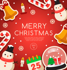 Merry Christmas Elements  : Vector Illustration