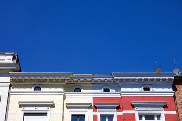 Historic Renaissance Revival architecture in the Frankenberger Quarter, Aachen, Germany with...
