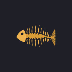 Fishbone computer symbol