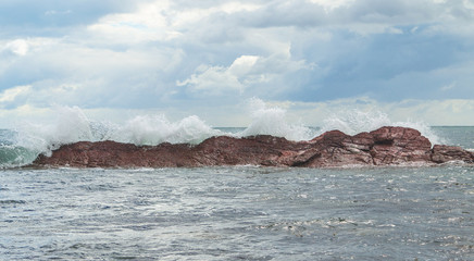 Peverell Point Breaking Waves