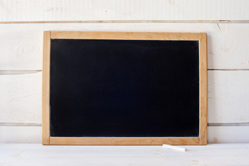 Fototapeta na wymiar New Year concept empty blackboard