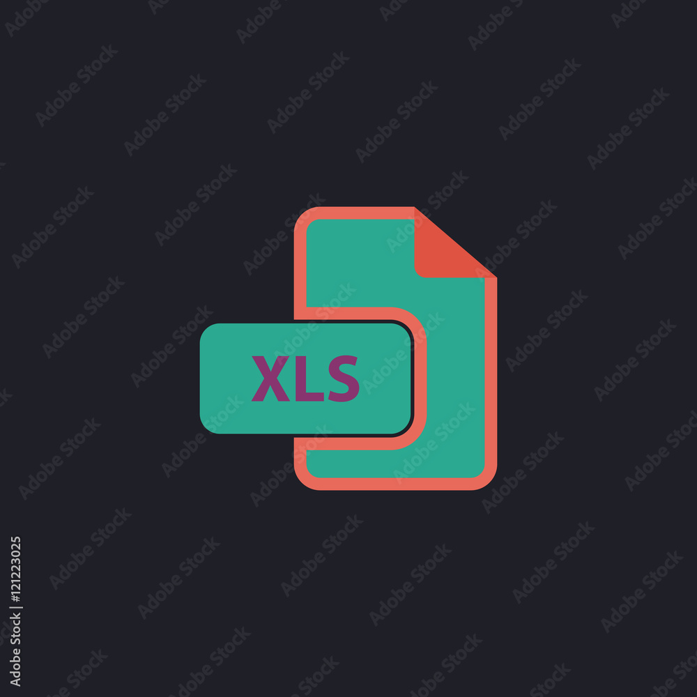 Poster xls computer symbol