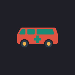 Ambulance computer symbol