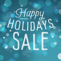 Vintage background with slogan for Christmas