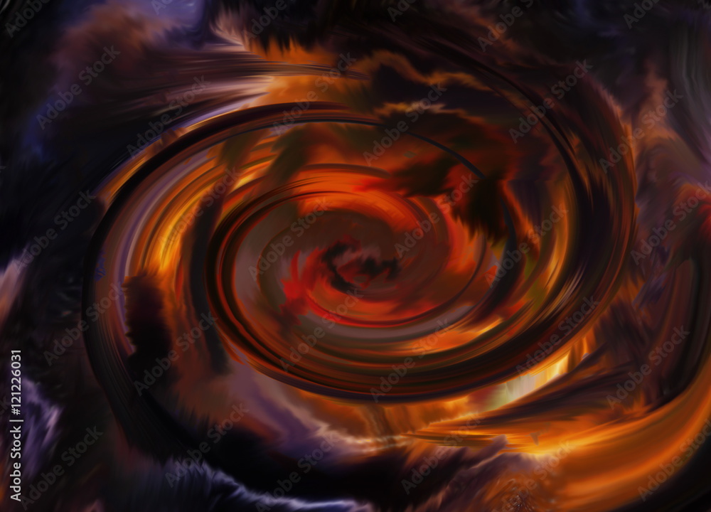 Poster abstract background and color circle effect, color background.