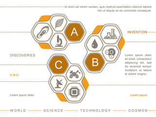 Laboratory tools icons set