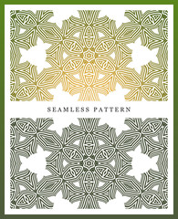 Original seamless pattern, high quality. Rhythmic pattern, based on symmetry