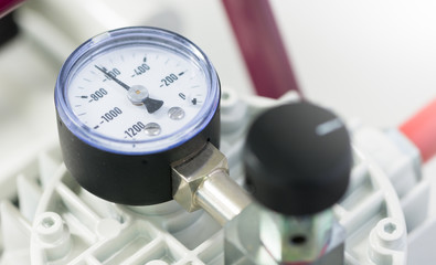 pressure gauge of pump