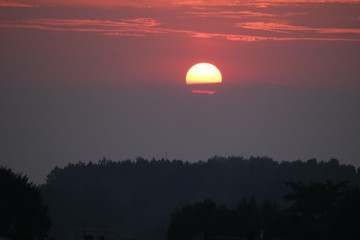 Obraz premium Zachód słońca