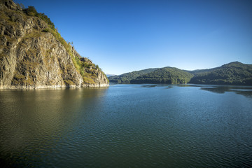 Fototapeta na wymiar Landscape with Vidraru lake, Romania