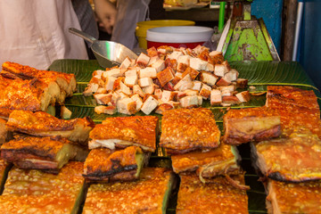 pork grill thaistyle food