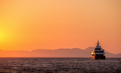 Obraz premium Sunset in Greece