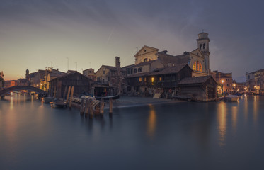 Venetian dry dock boat yard