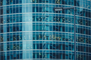 Fototapeta na wymiar windows office building for background