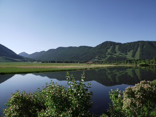 Landscape close to Jackson Hole, Wyoming (USA)