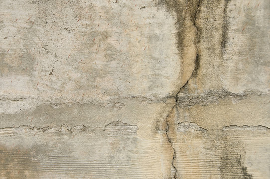 Cracked wall