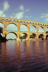 Pont du Gard near Nimes, France
