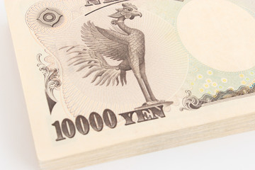 一万円札のアップ