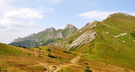 Obraz premium mountain Belianske Tatras, Slovakia, Europe